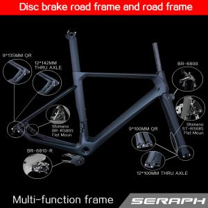 2017 flat mount disc carbon road  frames carbon  frameset BB86/BSA  frame Thru axle front and rear Multi-function frame