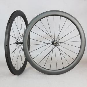 Aero design 50mm Clincher road bike wheels with Novatc Hubs tubular rims for road
