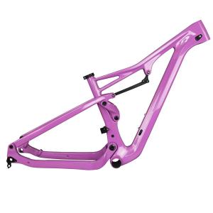custom paint pink finish carbon 29er boost mtb XC frames